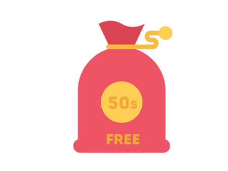 Register and Get 50$ for FREE!