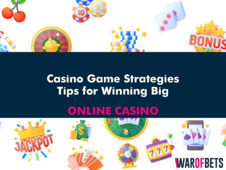 Casino Game Strategies: Tips for Winning Big